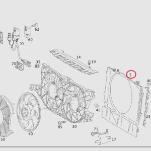 Fan Davlumbazı Mercedes VİTO-Serisi W639 Kasa 2003-2014 A6395050055