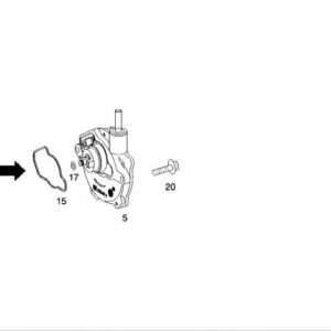 Fren Vakum Contası Mercedes SLK-C-E-CLK Serileri W171, W172, W203, W204, W207, W209, W211, W212 Kasa 2003-2012 A2712380380