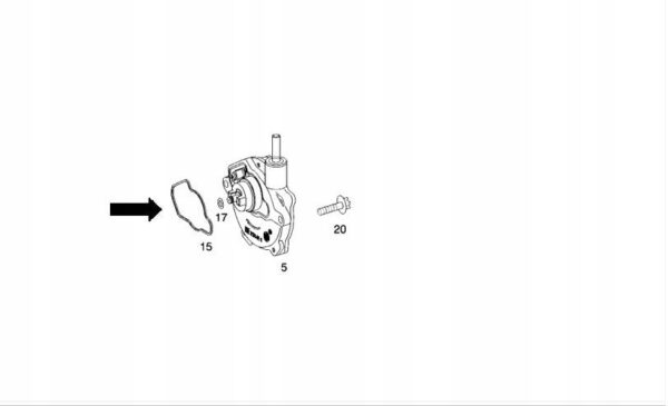 Fren Vakum Contası Mercedes SLK-C-E-CLK Serileri W171, W172, W203, W204, W207, W209, W211, W212 Kasa 2003-2012 A2712380380