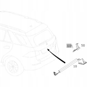 Geri Görüş Kamerası Mercedes CLA-GLA-ML-SLK-A-G Serileri W117, W156, W166, W172, W176, W463 Kasa 2013-2020 A1669051003