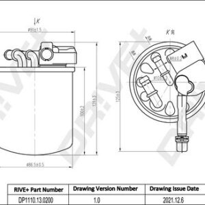 Mazot Flitresi Mercedes C-E Serileri W204, W212 Kasa 2009-2014 A6510902852