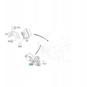 Kaput Sensörü Mercedes CLA-GLA-A-B Serileri W117, W156, W176, W246 Kasa 2013-2017 A2468700558