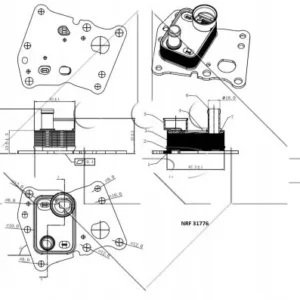 Motor Yağ Soğutucu Mercedes C-CLK-E Serileri W203, W204, W209, W211 Kasa 2004-2013 A2711801410