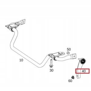 Ön Sağ Z Rot Mercedes C-E-CLS Serileri W205, W213, W238, W257 Kasa 2014-2020 A2053230817