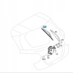 Ön Silecek Lastiği Mercedes VİTO-Serisi W447 Kasa 2015-2023 A4478205400