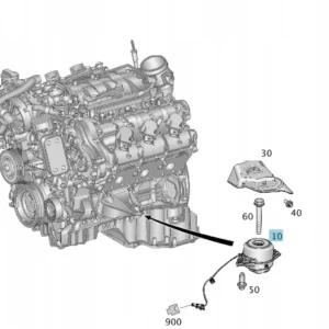 Sağ Motor Kulağı Mercedes ML-Serisi W166 Kasa 2014-2018 A1662400400