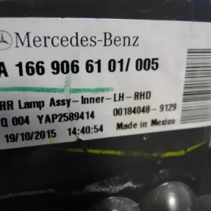 Sol İç Stop Mercedes GLE-Serisi W166 Kasa 2014-2017 A1669066101