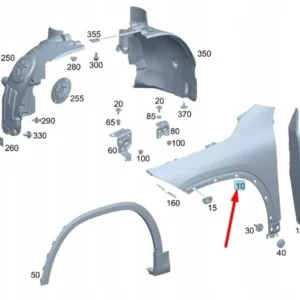 Sol Ön Çamurluk Mercedes GLA-Serisi W247 Kasa 2021-2024 A2478811100