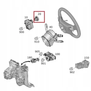 Star Stop Tuşu Mercedes Tüm Modeller 2012-2020 A2215450714