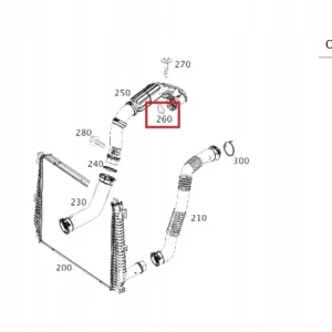 Turbo Oringi Mercedes C-Serisi W205, W207, W212, W213, W218, W222 Kasa 2014-2018 A6269970645