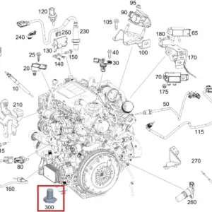 Yağ Şamandırası Mercedes C-E-CLS Serileri W204, W205, W207, W212, W218 Kasa 2012-2018 A6511530132