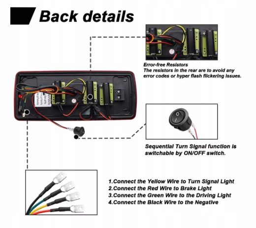 Arka Sol Stop Mercedes G-Serisi W463 Kasa 2000-2020 A4638201964