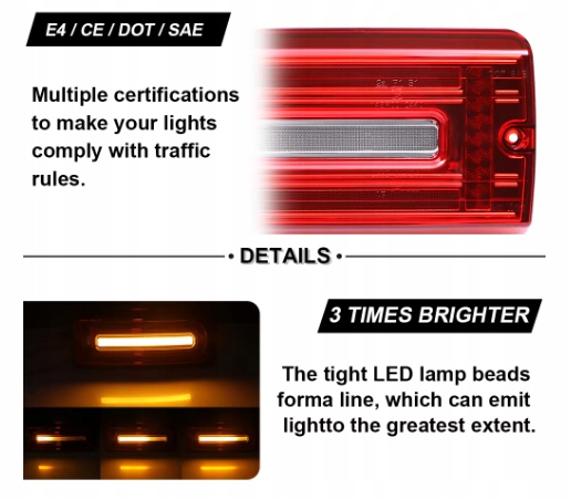Arka Sol Stop Mercedes G-Serisi W463 Kasa 2000-2020 A4638201964