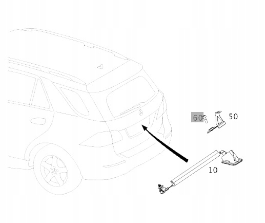 Geri Görüş Kamerası Mercedes CLA-GLA-ML-SLK-A-G Serileri W117, W156, W166, W172, W176, W463 Kasa 2013-2020 A1669051003