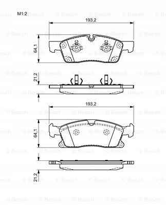 Ön Balata Mercedes ML-GLE Serileri W166, W292 Kasa 2011-2019 A0004208804
