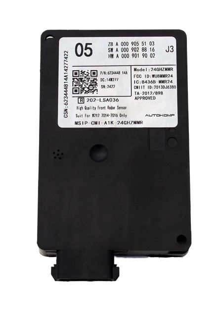 Radar Sensörü Mercedes GLA-ML-B-A-S-E Serileri W156, W166, W176, W242, W246, W207, W212, W222 Kasa 2013-2019 A0009055103