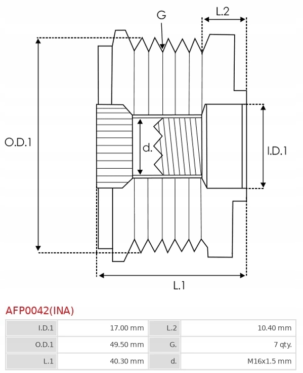 Şarj Kasnağı Mercedes S-Serisi W220 Kasa 2000-2005 A6281550015