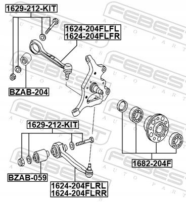 Sol Alt Eğri Kol Mercedes SLK-C-E-CLK Serileri W171, W172, W203, W204, W207, W209 Kasa 2007-2013 A2043304411