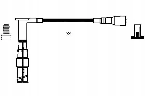 Buji Kablo Seti 3 Adet Mercedes E-S Serileri W124, 140, W210 Kasa 1994-1998 BZEF641