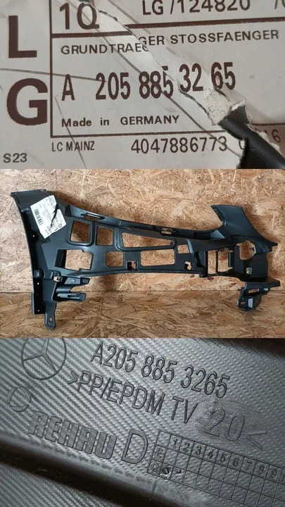 Ön Tampon Sağ İç İskelet Mercedes C-Serisi W205 Kasa 2015-2019 A2058853265