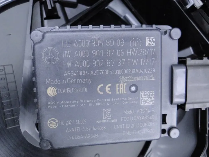 Radar Sensörü Mercedes E-S-CLS-AMG Serileri W213, W217, W222, W238, W257, W290 Kasa 2017-2020 A0009058909