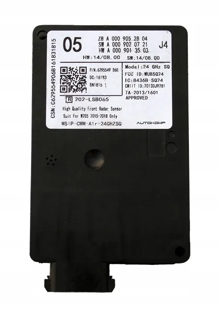 Radar Sensörü Mercedes GLA-ML-B-A-S-E Serileri W156, W166, W176, W242, W246, W207, W212, W222 Kasa 2013-2019 A0009052804
