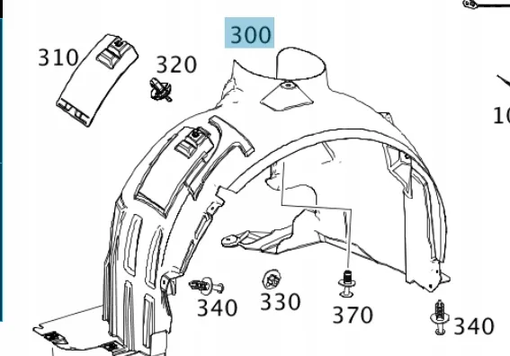 Sağ Ön Davlumbaz Mercedes CLA-A-B Serileri W117, W176, W246 Kasa 2013-2018 A2466900200