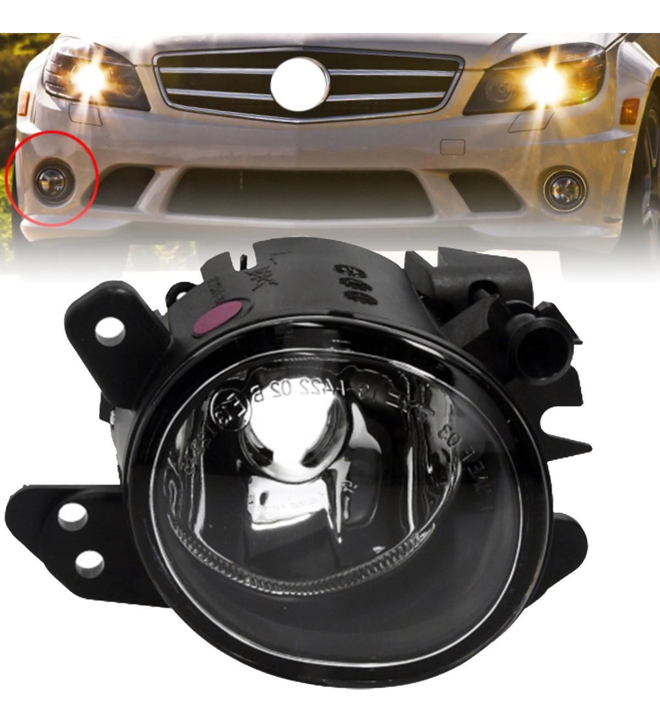 Sağ Sis Farı Mercedes GLA-ML-A-C-E-CL-CLS-B Serileri W156, W164, W169, W204, W207, W212, W216, W219, W245 Kasa 2008-2015 A2518200856